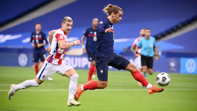 Antoine Griezmann Cetak Gol, Prancis Bungkam Kroasia di UEFA Nations League