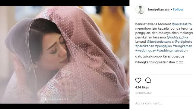 Raditya Dika dan Anissa Aziza