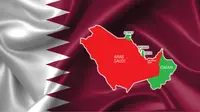 Begini riwayat panas dingin hubungan bertetangga Qatar dan Negara Teluk lainnya (liputan6.com/Abdillah) 