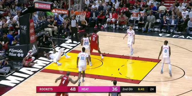 VIDEO : GAME RECAP NBA 2017-2018, Rockets 109 vs Heat 101