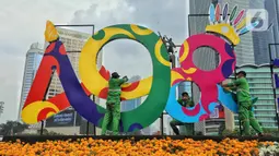 Tahun ini, Hari Ulang Tahun (HUT) kota Jakarta mengangkat tema Jakarta Kota Global dan Berbudaya. (Liputan6.com/Angga Yuniar)