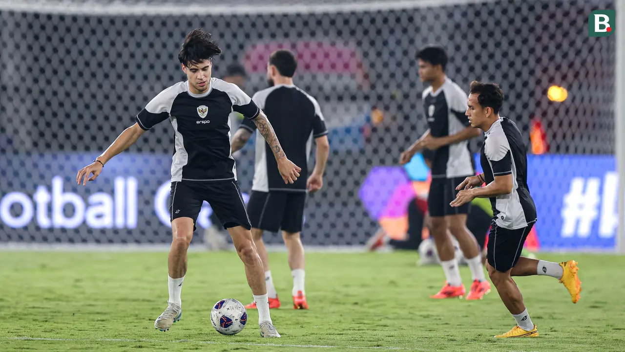 Foto: Persiapan Terakhir Timnas Indonesia Jelang Laga Berat Melawan Jepang di Kualifikasi Piala Dunia 2026