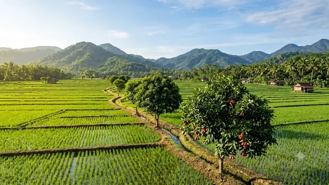 Pohon Buah yang Cocok Ditanam di Pematang Sawah
