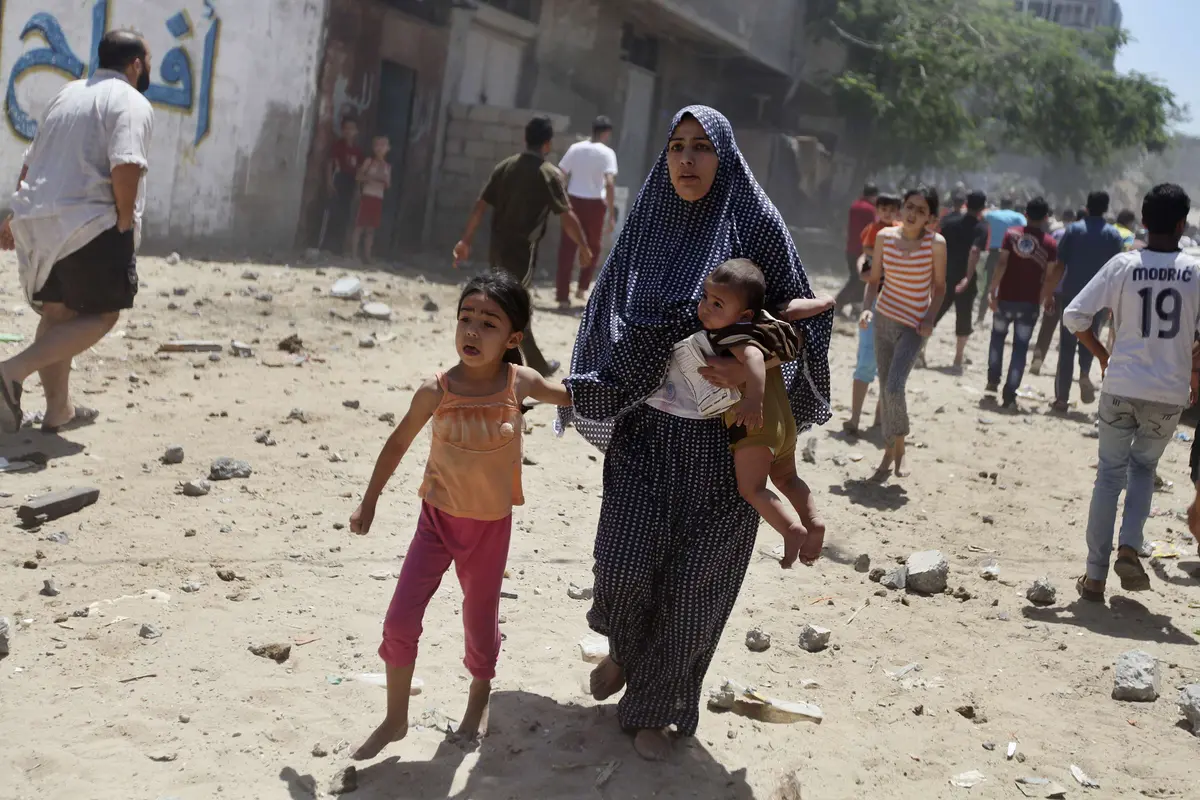 Tangis Warga Palestina Akibat Ulah Israel