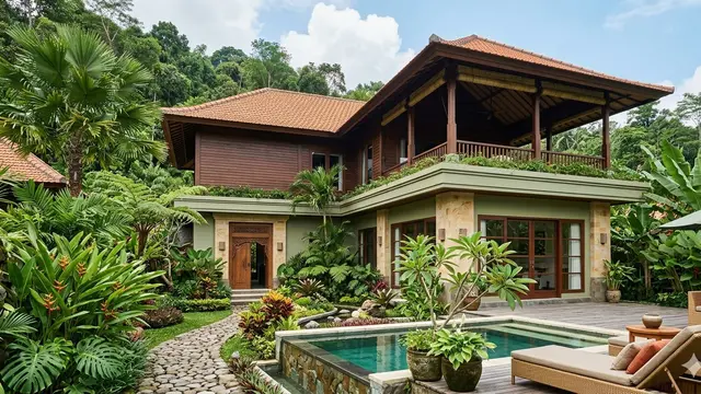 Rekomendasi Warna Sesuai Model Rumah (Foto: Gemini AI)