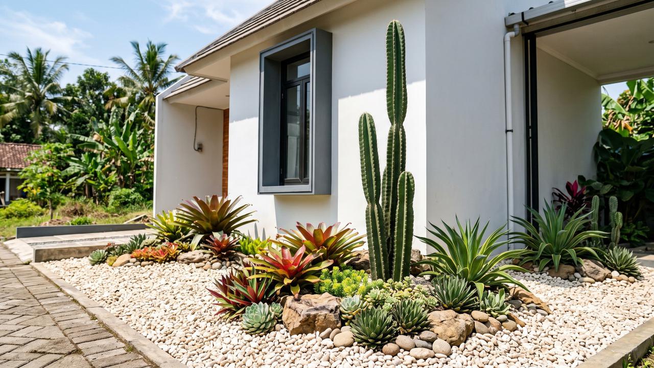 Gravel Garden untuk Sudut Rumah