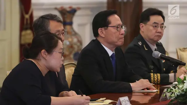 Presiden Jokowi Terima Kunjungan Menhan Korea Selatan
