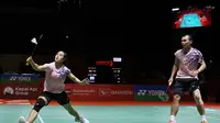 Ganda campuran Indonesia Rinov Rivaldy/Lisa Ayu Kusumawati terhenti di semifinal Indonesia Masters 2025. Rinov/Lisa dikalahkan Hiroki Midorikawa/Natsu Saito dari Jepang&nbsp;18-21 dan 16-21 di Istora Gelora Bung Kanro, Senayan, Jakarta, Sabtu (25/1).&nbsp;(foto: PBSI)