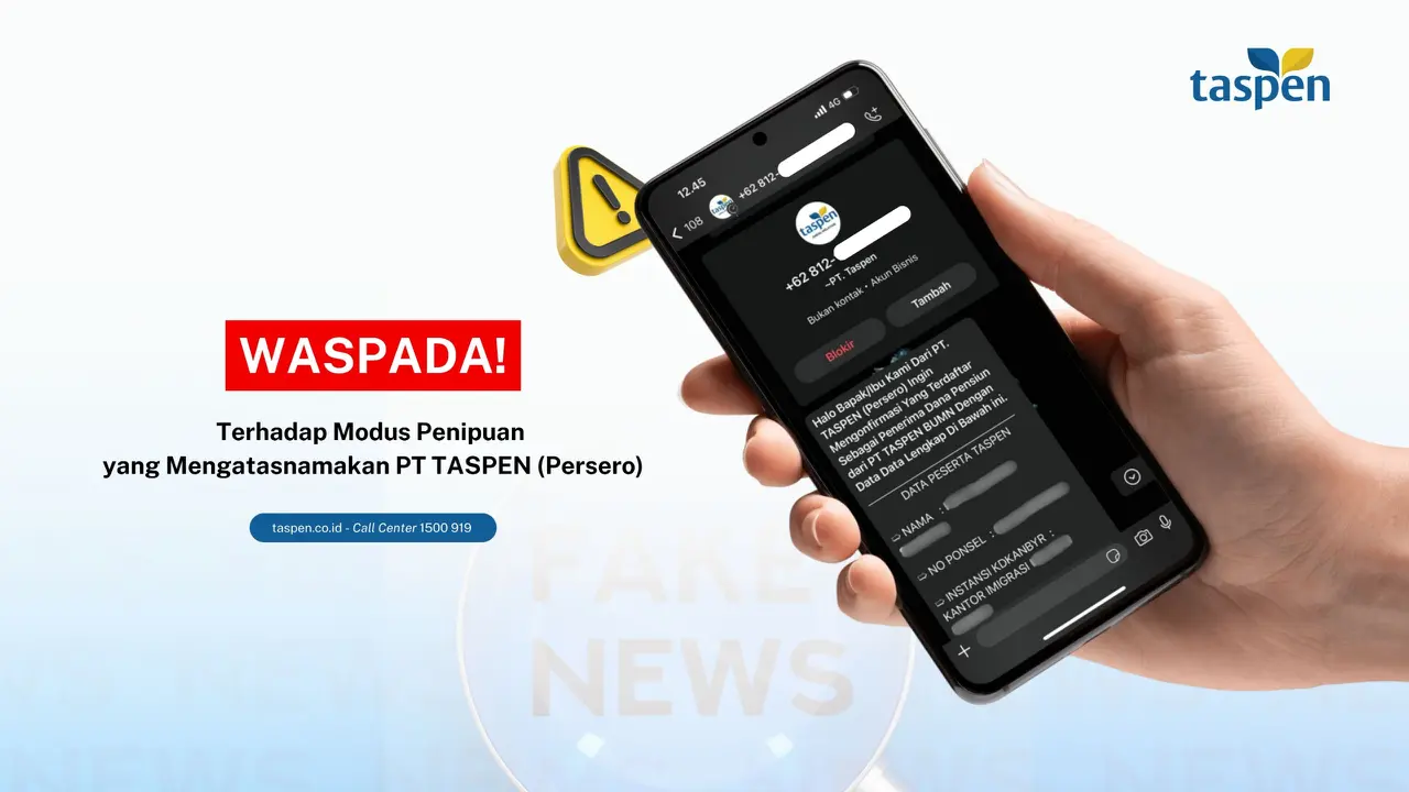Penipuan atas nama TASPEN