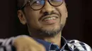 Mantan Ketua Komisi Pemberantasan Korupsi (KPK) dan Dewan Pembina ASA Indonesia, Abraham Samad saat meluncurkan website Cek Pemilu di Kantor ASA Indonesia, Jakarta, Selasa (20/12/2022). ASA Indonesia sebagai lembaga yang konsen terhadap isu antikorupsi, HAM, dan perkuatan demokrasi meluncurkan website Cek Pemilu sebagai platform pengecekan reputasi seseorang yang akan maju pada Pemilu 2024. (Liputan6.com/Herman Zakharia)