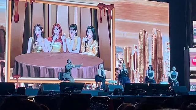 Elegan dan Misterius, Aespa Tampil Serba Hitam di Richoco Land dengan Pesona Metaverse