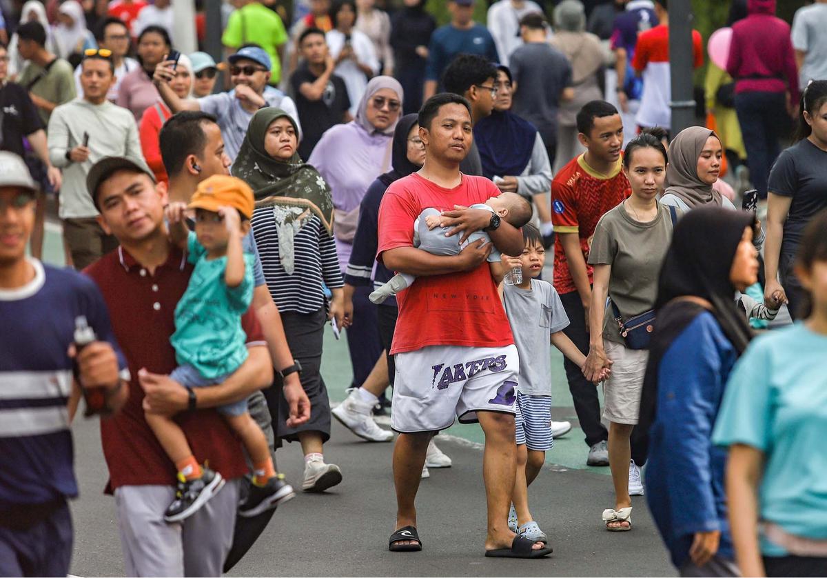 FOTO: Car Free Day, Ruang Sehat dan Ekspresi Warga Jakarta