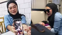 MUA Bantu Wanita Lahiran di Pesawat Ini Mengaku Belajar dari Film (Merdeka.com, Instagram/ yulia.maria.wedding.official)