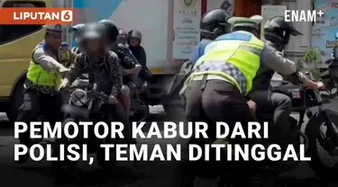 Razia knalpot brong belakangan digelar di sejumlah daerah, hingga membuat pemotor panik. Seperti yang terjadi Jl. Panembahan Senopati Yogyakarta berikut ini. Seorang pemotor berknalpot brong nekat kabur dari penertiban polisi.