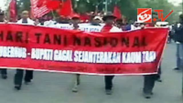 Demo Warnai Peringatan Hari Tani Nasional