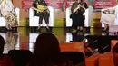 Suasana talkshow  "Akses Hukum dan Ekonomi bagi Perempuan dan Anak" dalam Festival 6 di The Dome, Mal Senayan Park, Jakarta Pusat, Sabtu (8/7/2023). (Liputan6.com/Angga Yuniar)