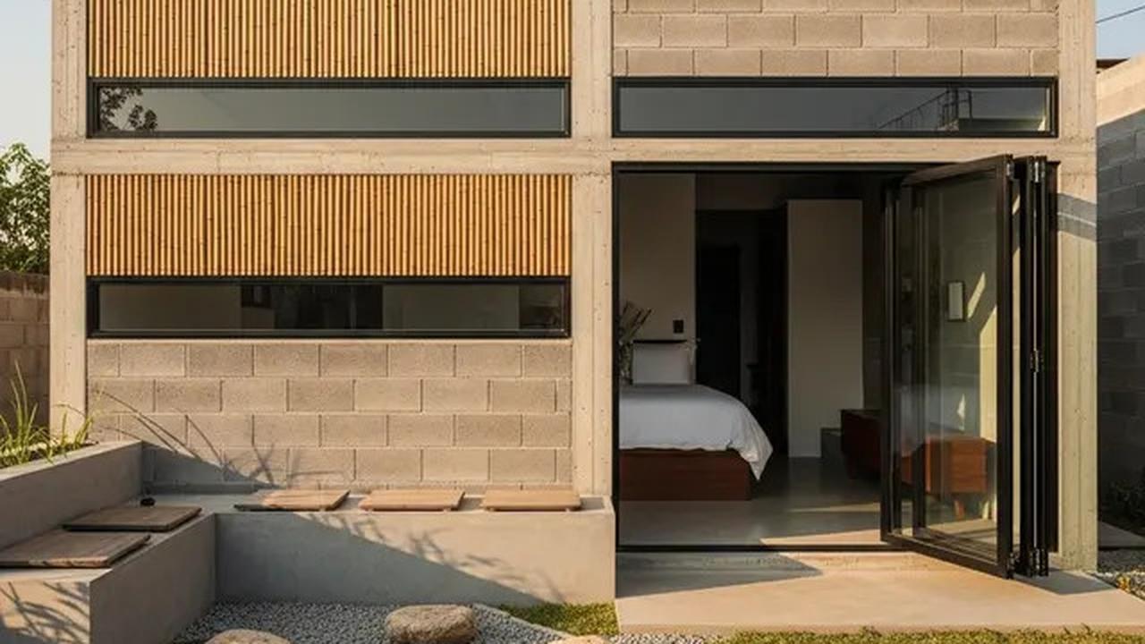 7 Model Rumah Kecil Tapi Cantik 4x6 Meter dari Batako dan Bambu dengan Teras dan Taman Mini