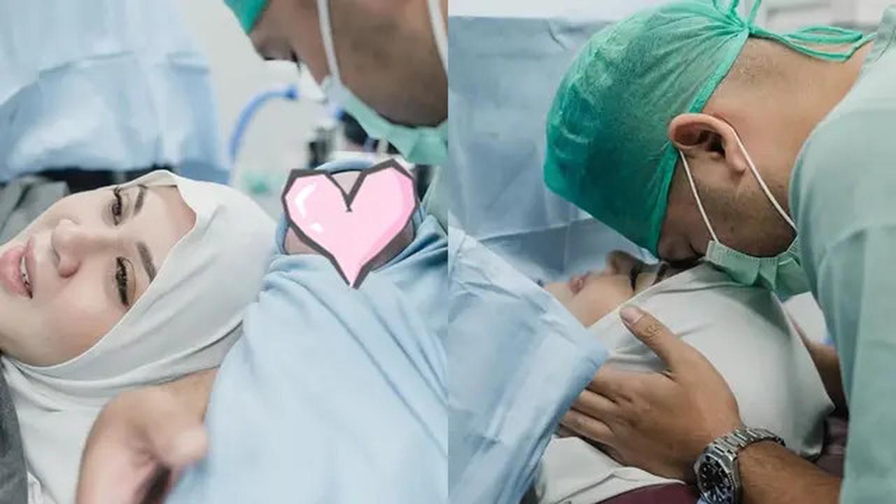 7 Potret Kesha Ratuliu Melahirkan Anak Ketiga, Penuh Haru