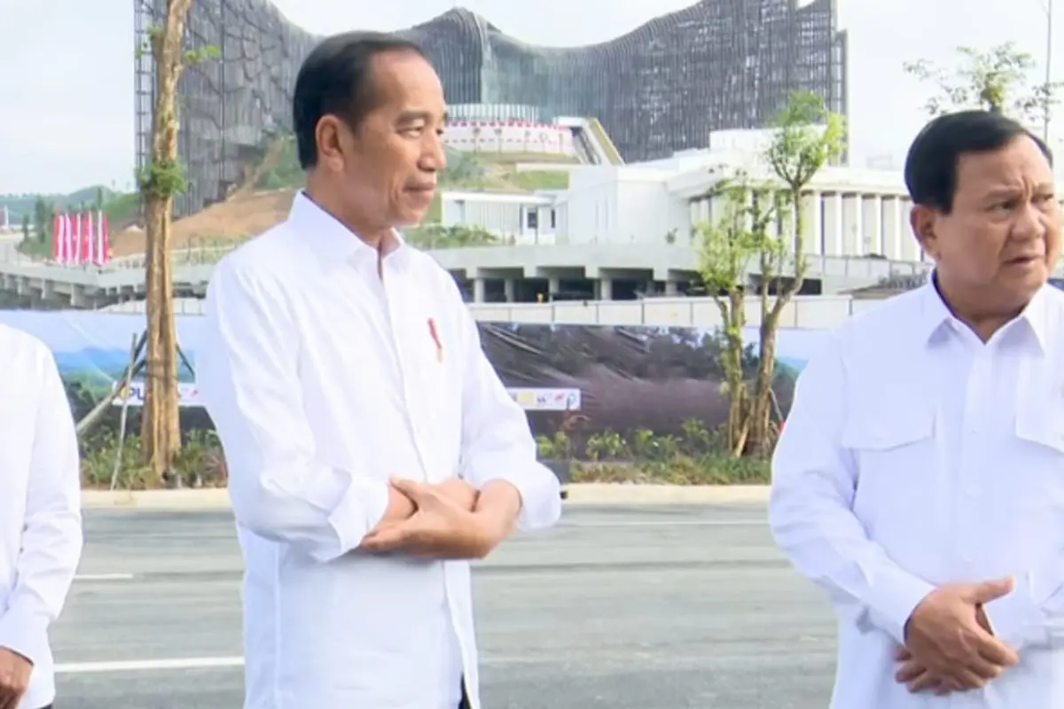 Di Depan Jokowi, Prabowo Janji Selesaikan Pembangunan IKN