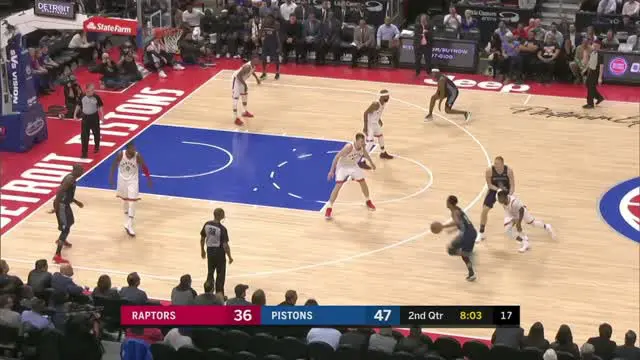 VIDEO : Cuplikan Pertandingan NBA, Raptors 108 vs Pistons 98