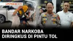 Aksi menegangkan terjadi di pintu tol Amplas, Medan, Sumatra Utara. Polisi menggerebek bandar sekaligus kurir narkoba. Saat digeledah ditemukan 2 kilogram paket sabu-sabu.