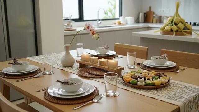 5 Cara Menata Meja Dapur agar Terlihat Lebih Luas di Hari Raya, Siap Sambut Tamu