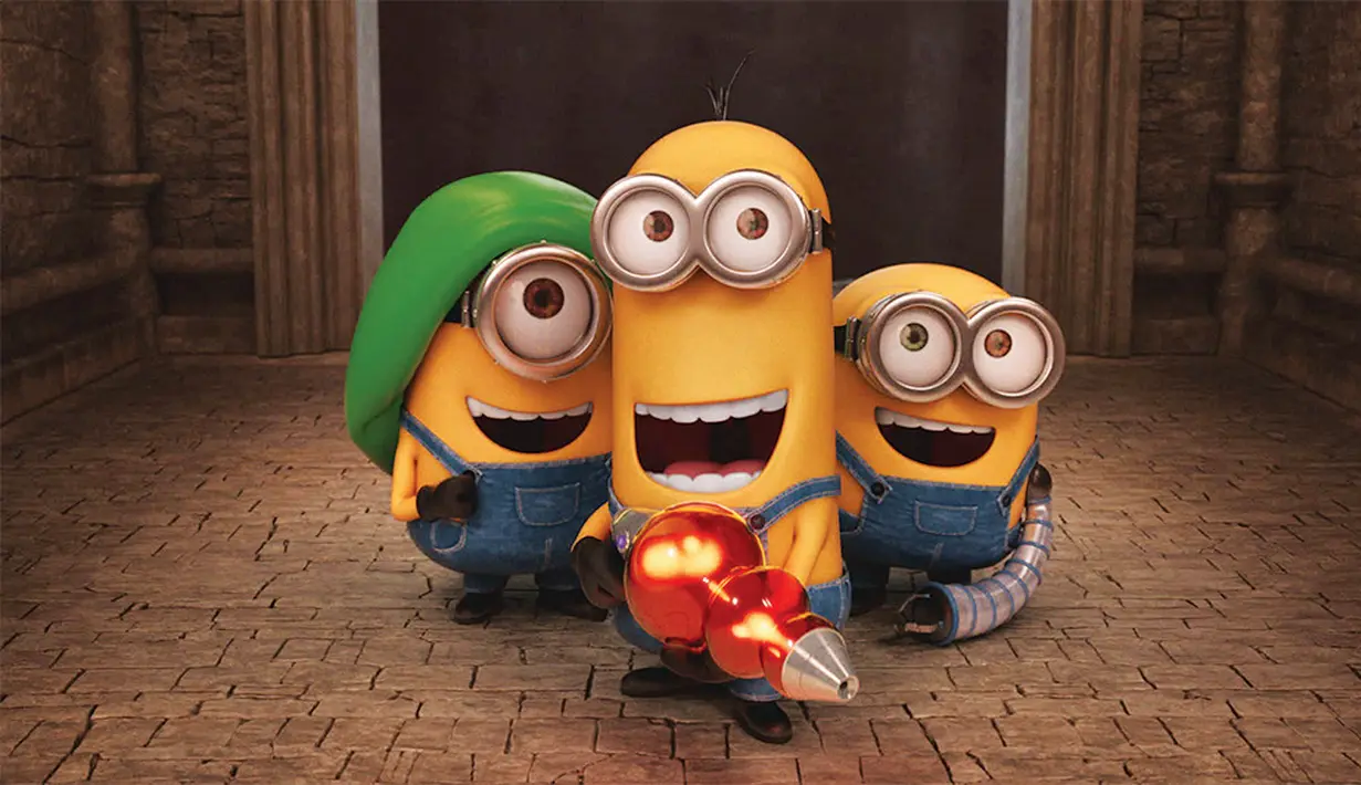 Ingin film yang menghibur dan biki ketawa, coba saja nonton Minions. Meski nggak ngerti bahasa mereka, kamu bisa memahami kok! (Variety)