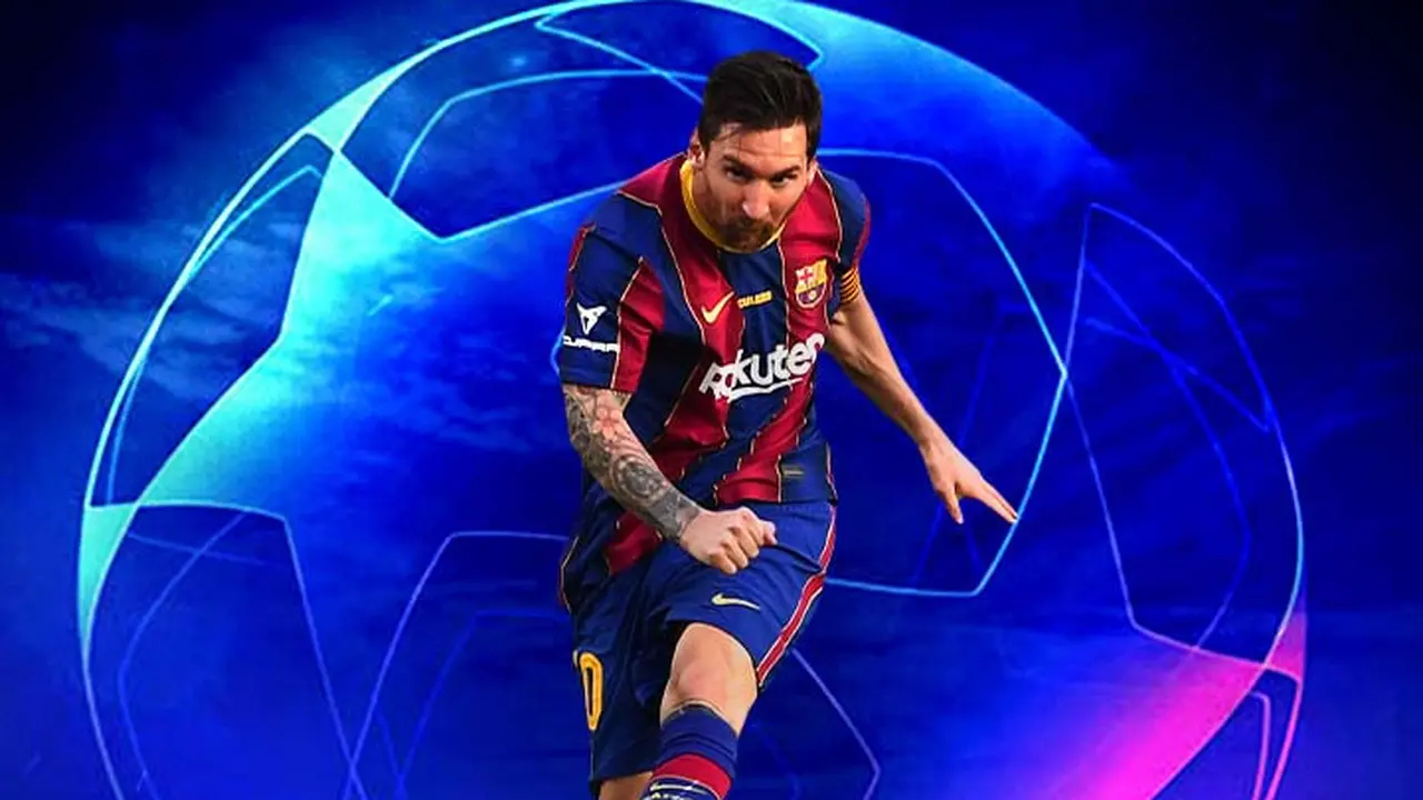 Liga Champions - Aksi Lionel Messi