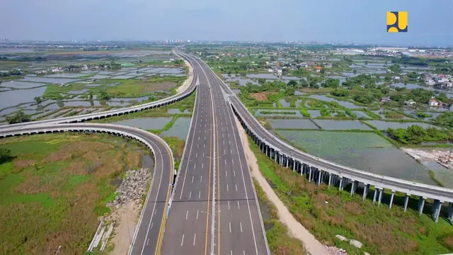 Sejumlah Badan Usaha Jalan Tol (BUJT) telah memberikan diskon tarif tol saat musim mudik Lebaran 2023. Tercatat lima ruas tol memberikan diskon tarif yakni 3 ruas di Pulau Jawa dan 2 ruas di Pulau Sumatera. (Dok Kementerian PUPR)