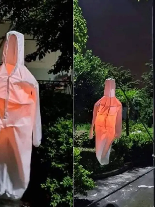 6 Penampakan Dikira Pocong Ini Bikin Kaget, Perlu Lihat Dua Kali