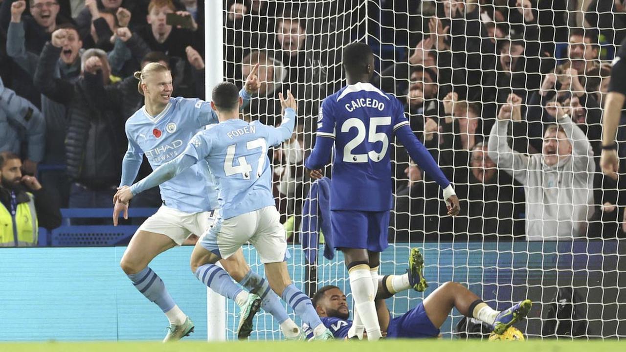 Foto: Melihat Laga Sengit Chelsea vs Manchester City, 8 Gol Tercipta