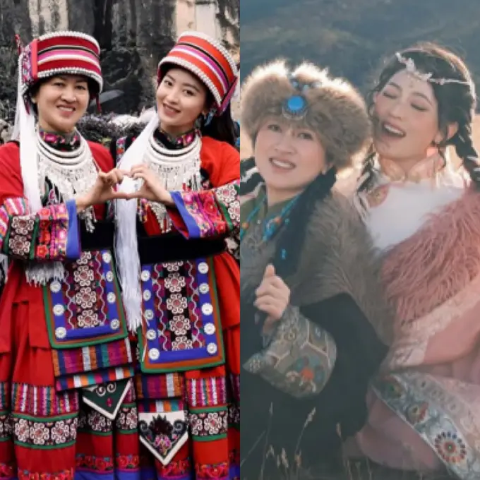 Natasha Wilona saat liburan bersama ibunda ke China. [@natashawilona12]