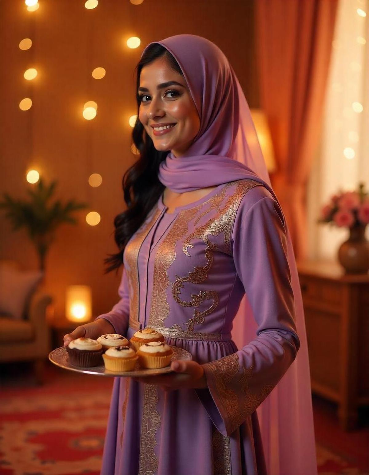 Baju Lebaran 2025 Misty Lavender
