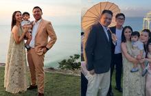 Gaya Kondangan Joshua Suherman, Elegan dengan Outfit Serasi Bersama Anak dan Istri