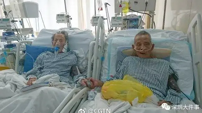 Zhuang Shuifa dan Lin Shuishou (CGTN/facebook.com)