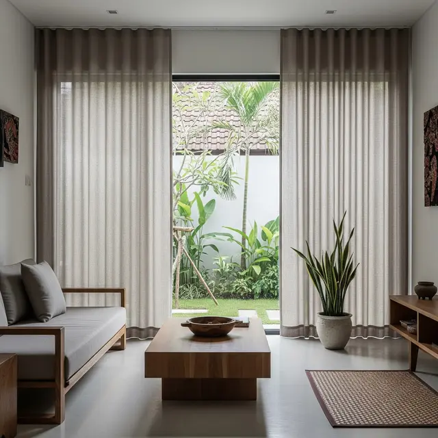 9 Model Gorden untuk Ruang Tamu Minimalis, Ciptakan Kesan Lapang dan Elegan
