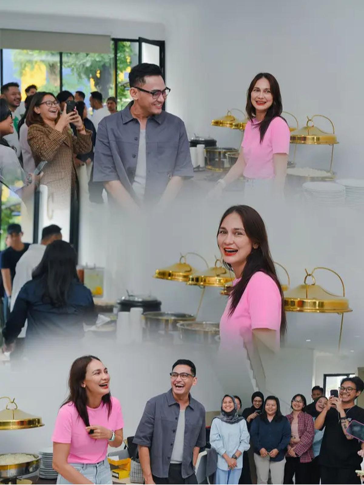 Potret Kantor Baru Luna Maya yang Jadi Sorotan, Begini Momen Seru Perayaannya Bersama Tim