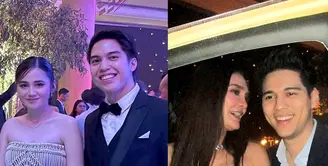 Nia Ramadhani tampil memukau dalam one shoulder dress hitam berpotongan high slit yang memberikan kesan elegan dan modern. Ia datang bersama sang suami, Ardi Bakrie, yang mengenakan setelan serba hitam, melengkapi penampilan serasi mereka di malam perayaan tersebut. [@marshanda99].