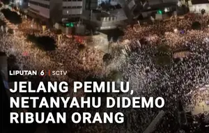 Ribuan Warga Israel Unjuk Rasa di Tel Aviv Protes Pemerintahan Netanyahu