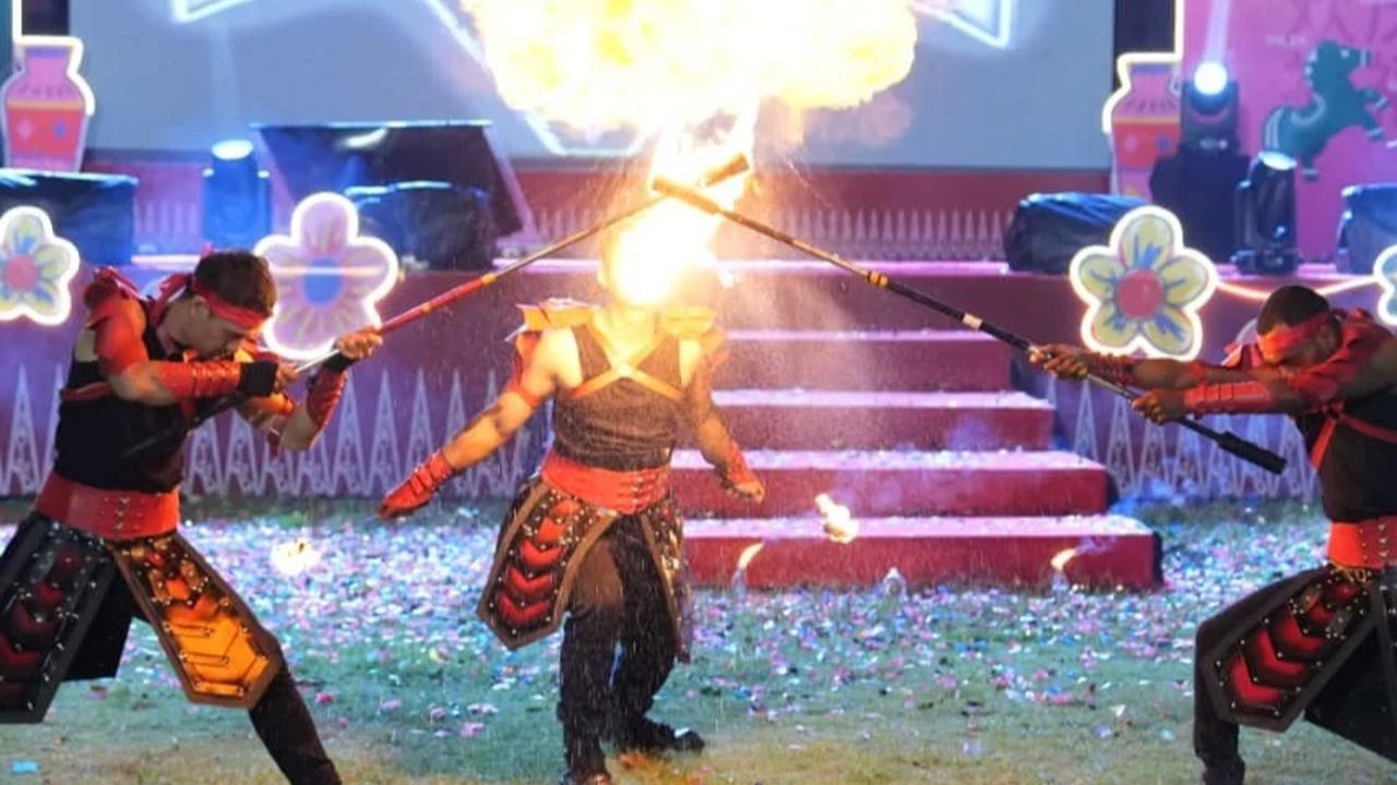 Puncak Imlek Festival 2577 di Lapangan Banteng
