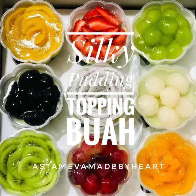 Aneka Bentuk Topping Buah yang Unik
