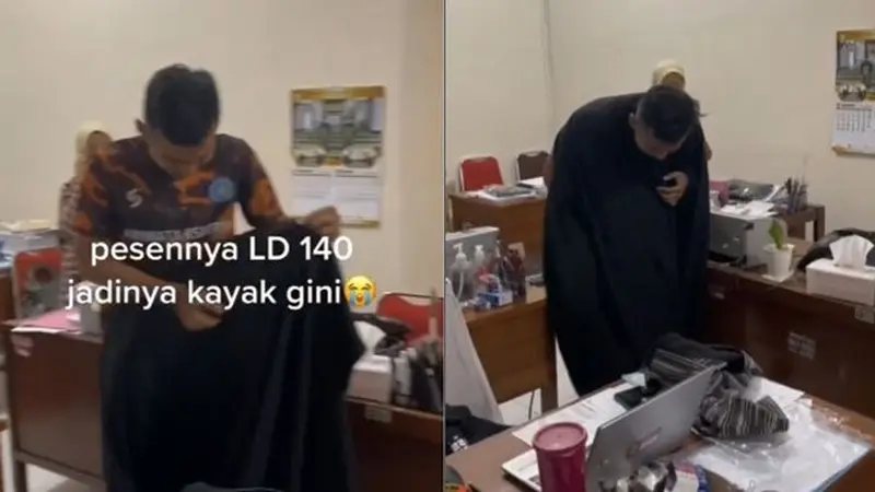 Bisa Dipakai 5 Orang, Pemuda Ini Terima Baju Pesanannya dengan Lebar Dada 140 Cm