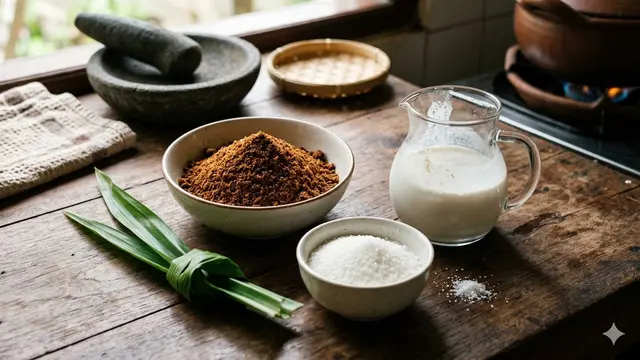 Cara Membuat Serabi Kuah Kinca (Foto: Gemini AI)