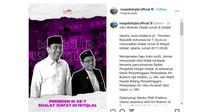 Presiden Republik Indonesia ke-7 Joko Widodo (Jokowi) menunaikan salat Jumat di Masjid Istiqlal, Jakarta pada hari ini, Jumat (8/11/2024). (Instagram&nbsp;@masjidistiqlal.official)