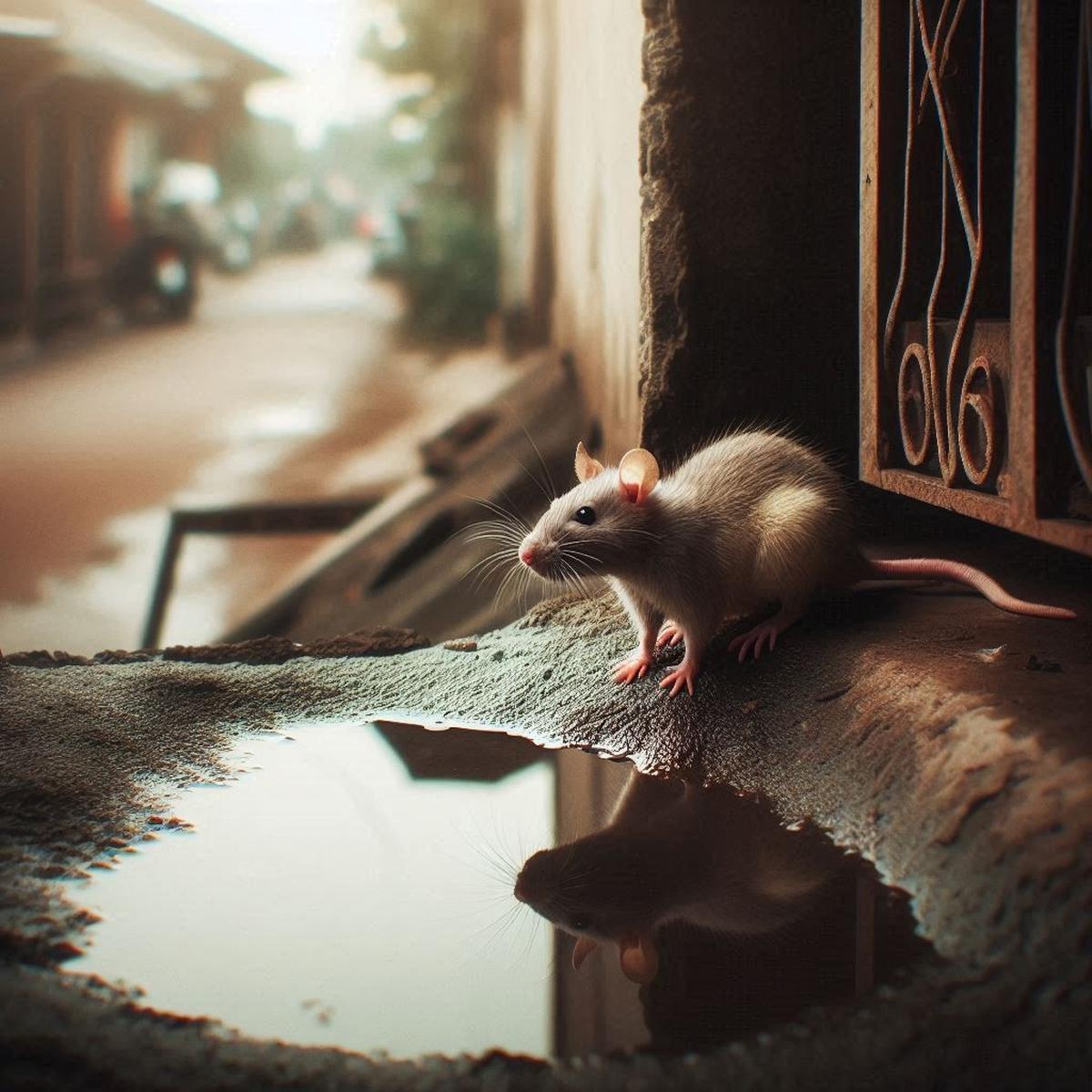 Ilustrasi Tikus di Rumah