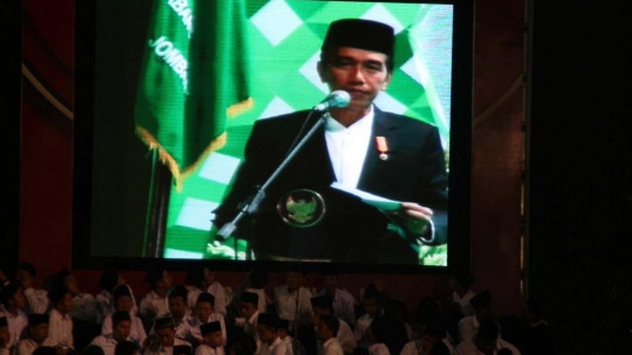 Kemeriahan malam pembukaan Muktamar NU ke-33 di Jombang