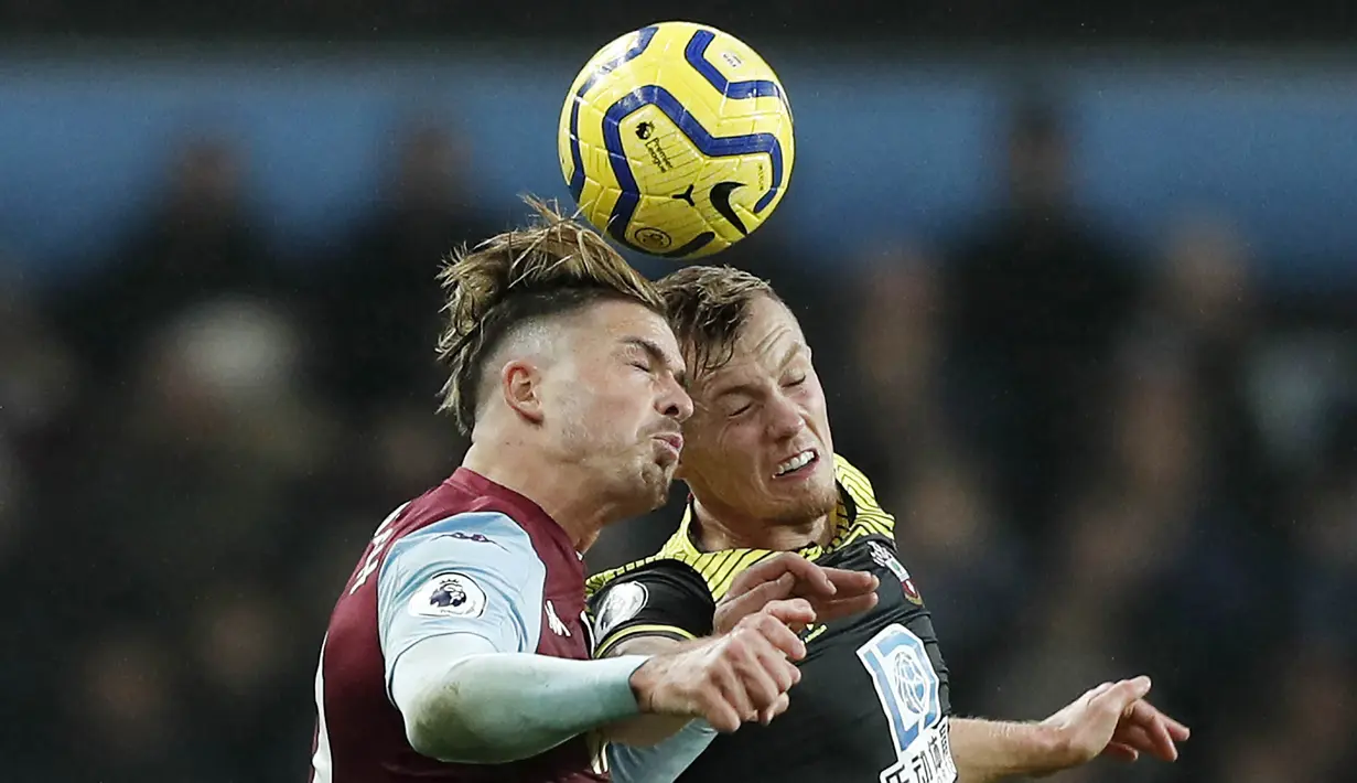 Solskjaer kepincut dengan penampilan Grealish yang mengesankan. Sebelum Premier League dihentikan, total 7 gol dan 7 assist telah ia sumbangkan untuk Villa. (AFP/Adrian Dennis)