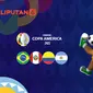 Banner SemiFinal Copa America 2021 (Liputan6.com/Abdillah)