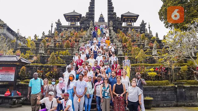 Senyum Delegasi GPDRR Saat Field Trip Wisata di Bali