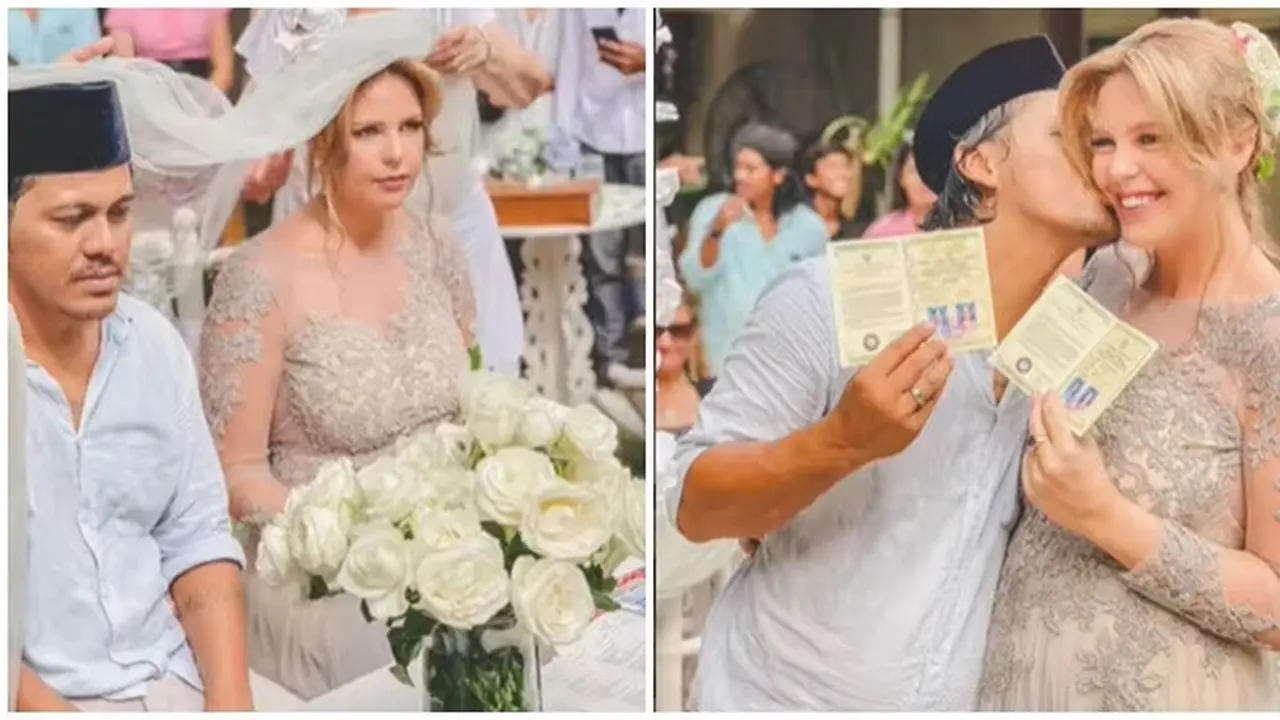 6 Momen Pernikahan Mayky Wongkar Eks Suami Ria Irawan, Penampilan Ally Curi Perhatian